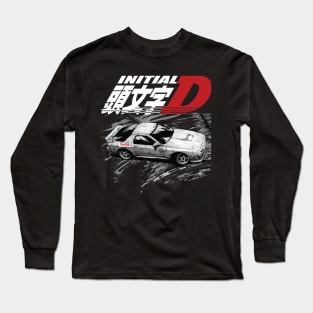 Initial D FC RX7 Drifting - Ryosuke Takahashi RedSuns Long Sleeve T-Shirt